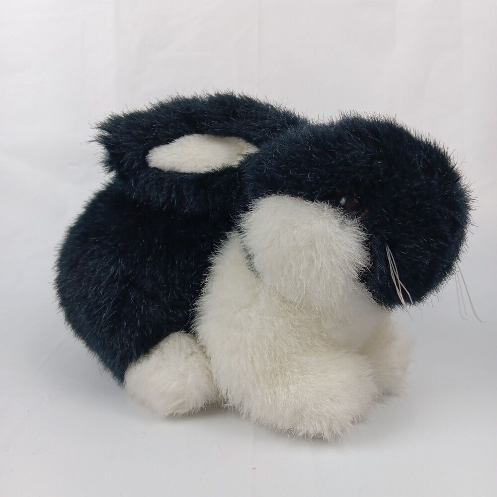 Vtg 1990 Realistic Lifelike Bunny Rabbit Plush Stuffed Animal Toy Fordlet Int